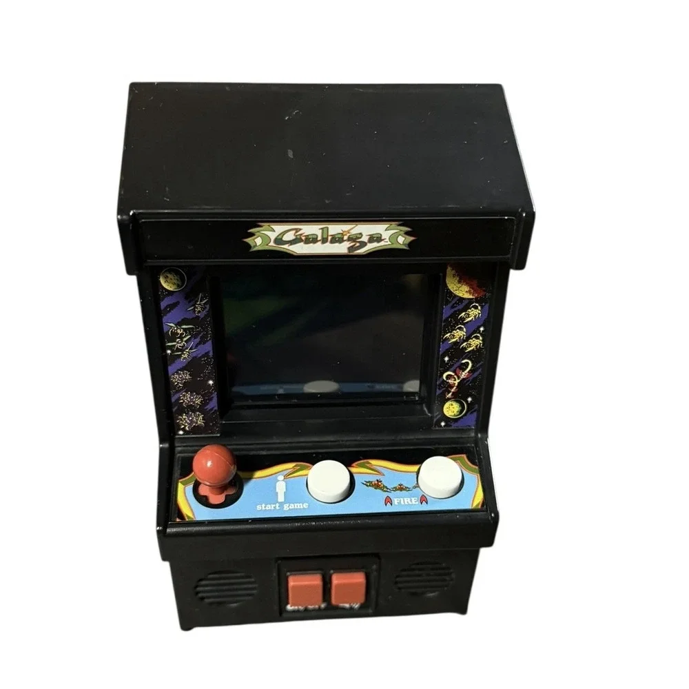 Arcade Classics Galaga Retro Mini Arcade Game Basic Fun 09622 TESTED WORKS‎ 2018